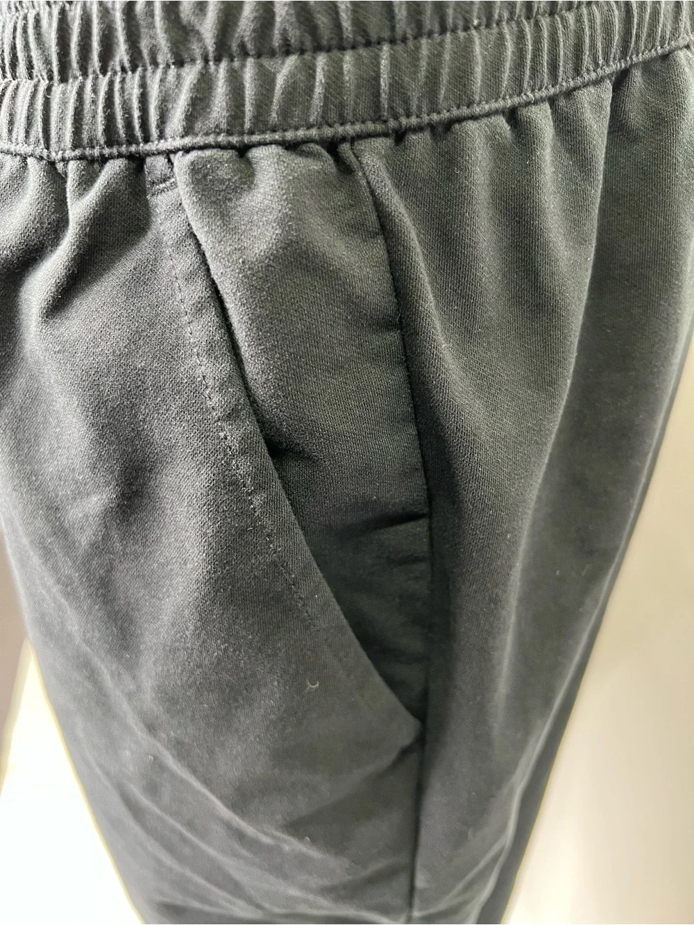 Hunter Black Jogger Pants with Red Trim Drawstring NWT